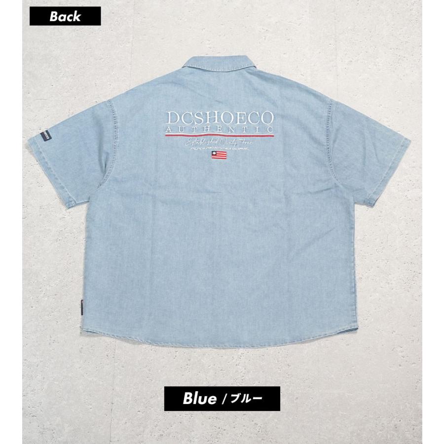 DC SHOES ディーシーシューズ デニムワークシャツ メンズ 23 WORKERS SS SHIRT インディゴ | DC SHOES | 06