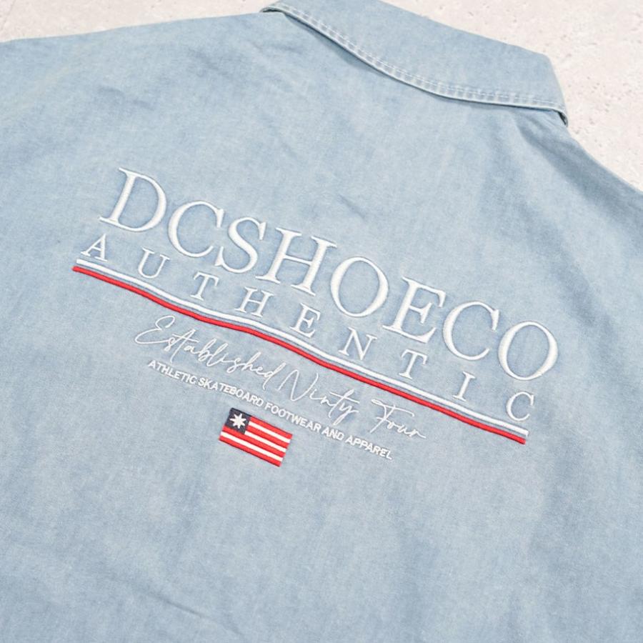 DC SHOES ディーシーシューズ デニムワークシャツ メンズ 23 WORKERS SS SHIRT インディゴ | DC SHOES | 10