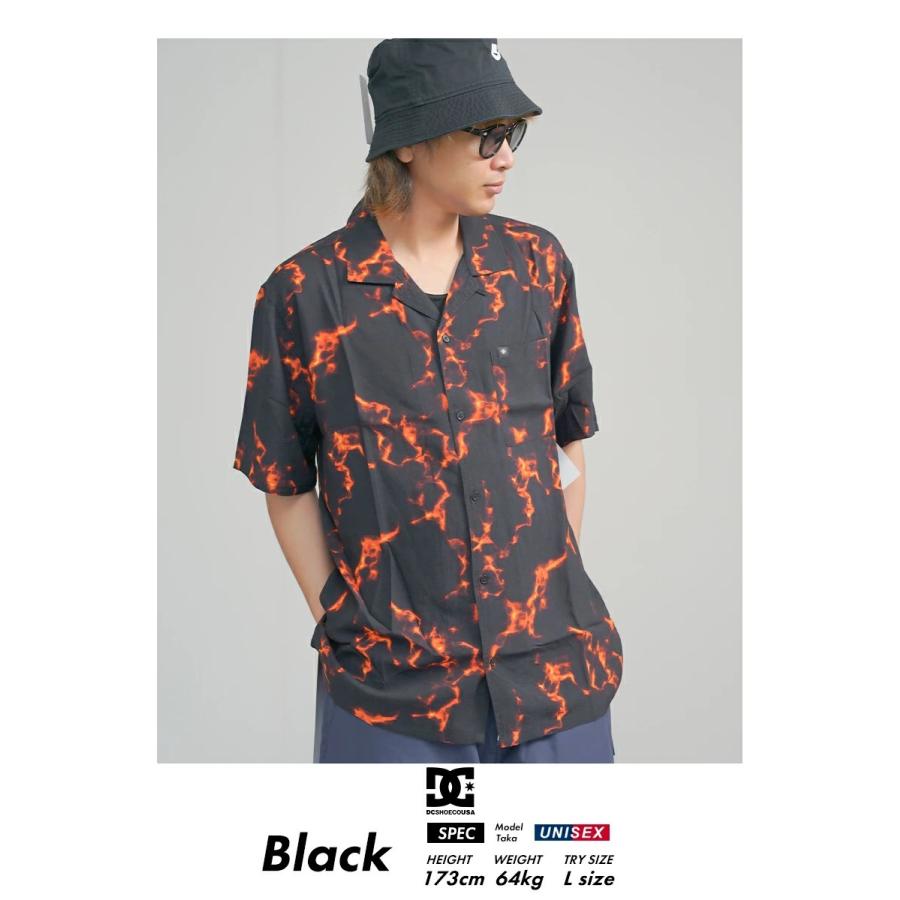 DC SHOES ディーシーシューズ アロハシャツ 柄シャツ メンズ 総柄 ファイアーパターン TRIPPED VACATION SHIRT | DC SHOES | 02