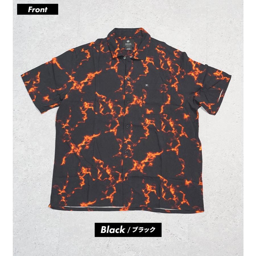 DC SHOES ディーシーシューズ アロハシャツ 柄シャツ メンズ 総柄 ファイアーパターン TRIPPED VACATION SHIRT | DC SHOES | 05