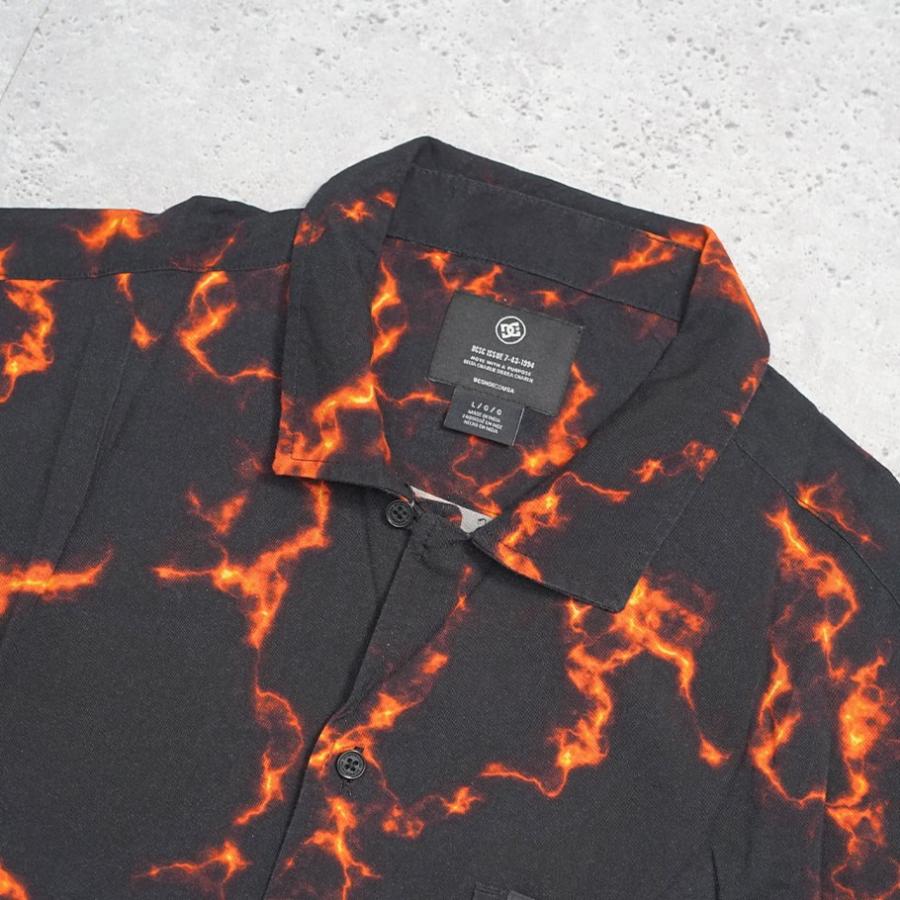 DC SHOES ディーシーシューズ アロハシャツ 柄シャツ メンズ 総柄 ファイアーパターン TRIPPED VACATION SHIRT | DC SHOES | 07