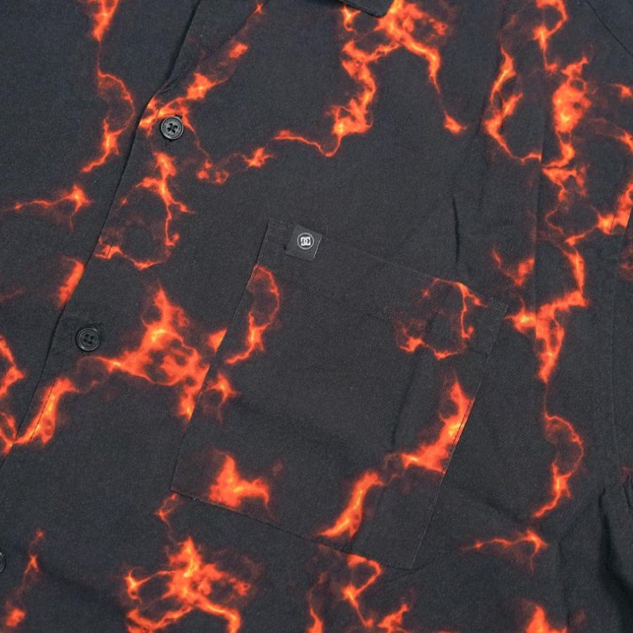 DC SHOES ディーシーシューズ アロハシャツ 柄シャツ メンズ 総柄 ファイアーパターン TRIPPED VACATION SHIRT | DC SHOES | 08