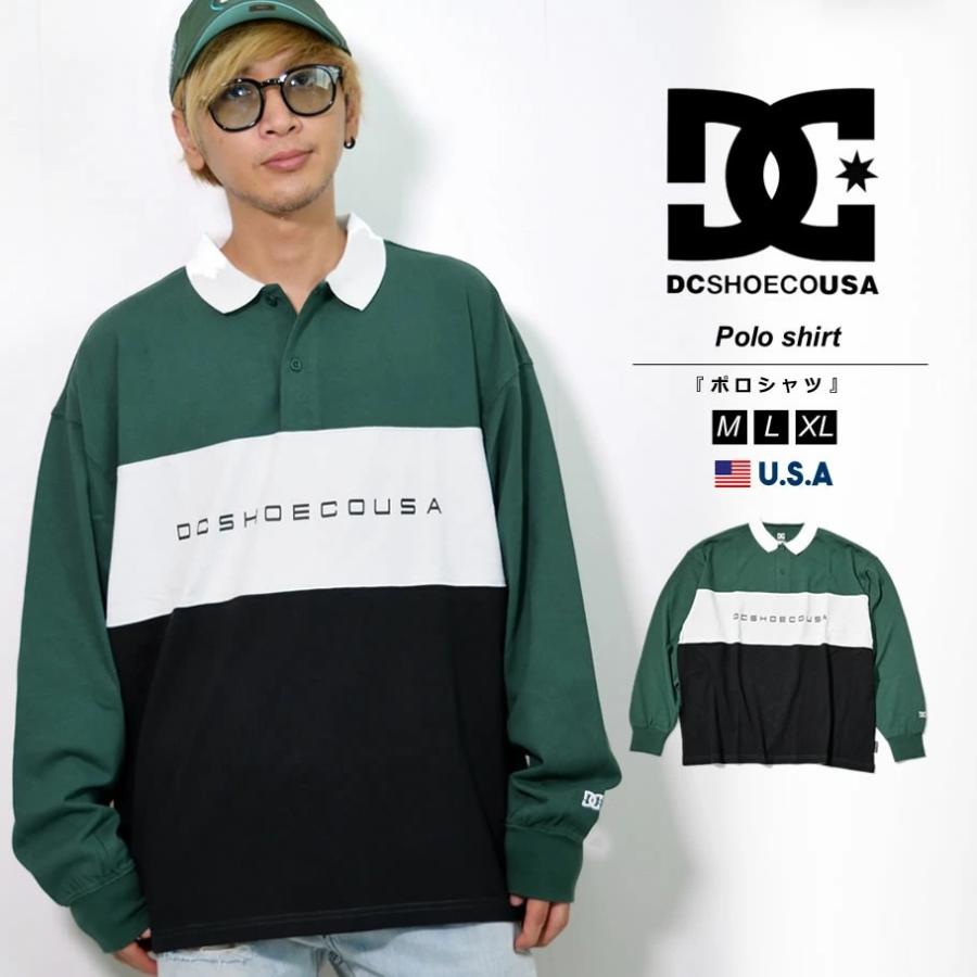 ディーシーシューズ DC SHOES ラガーシャツ メンズ 長袖 ポロシャツ JP_DPL224066 スケート スケーター スケボー ブランド | DC SHOES