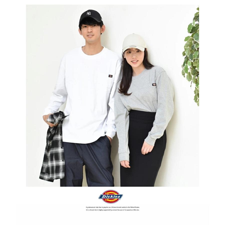 Dickies ディッキーズ ロンT 長袖 ポケットTシャツ ポケT カットソー メンズ おしゃれ ブランド ロゴ ワンポイント 大きいサイズ ゆったり ファッション USA企画 | Dickies | 15