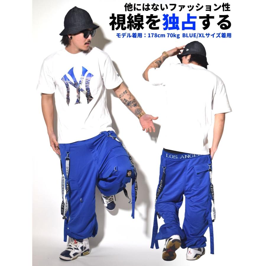 スウェットカーゴパンツ メンズ レディース ダンスパンツ