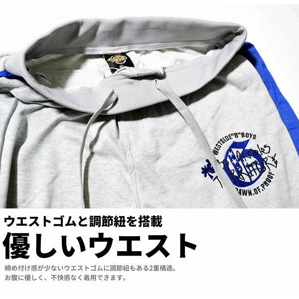 スウェットパンツ メンズ B系 ファッション 大きいサイズ ビッグLAロゴプリントカーゴスウェットパンツ |  | 05