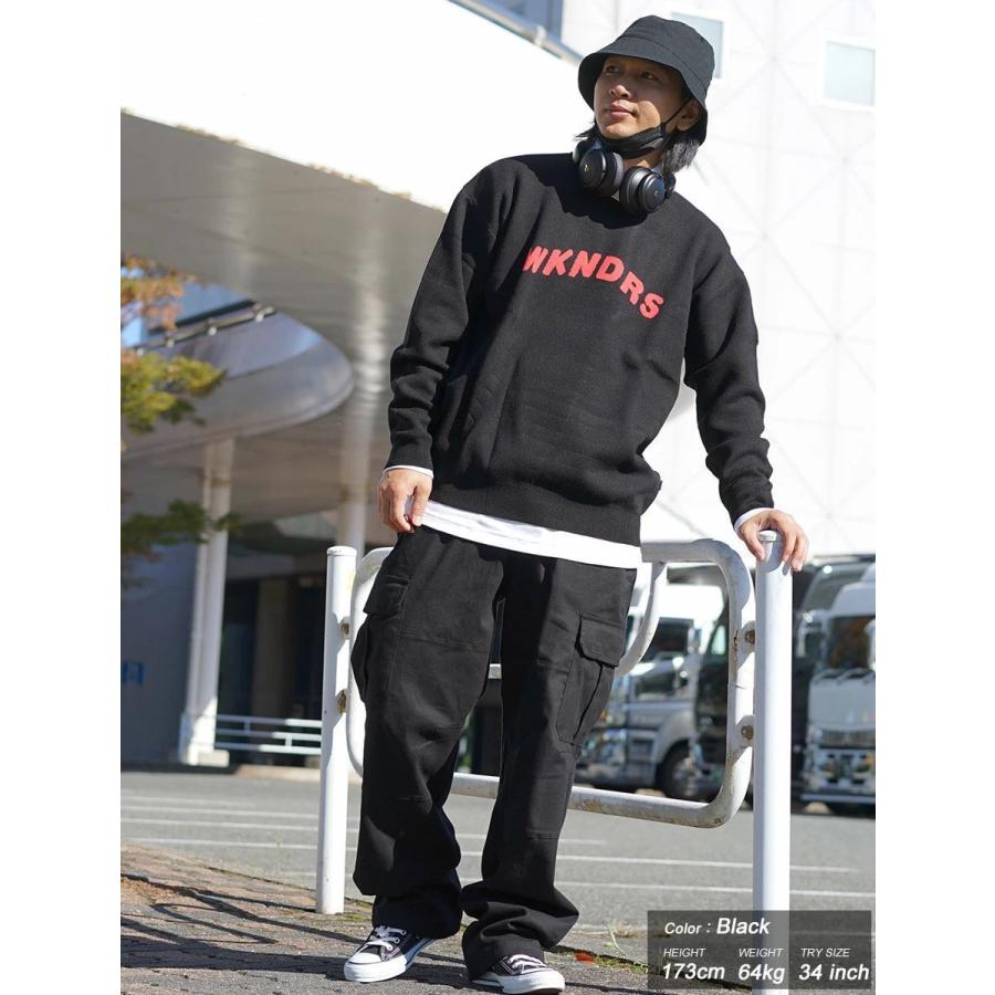 カーゴパンツ ワイド ミリタリー メンズ ストレッチ コットン 大きいサイズ ルーズ ゆったり 軍パン 作業着 おしゃれ ブランド DOP | DOPE | 05