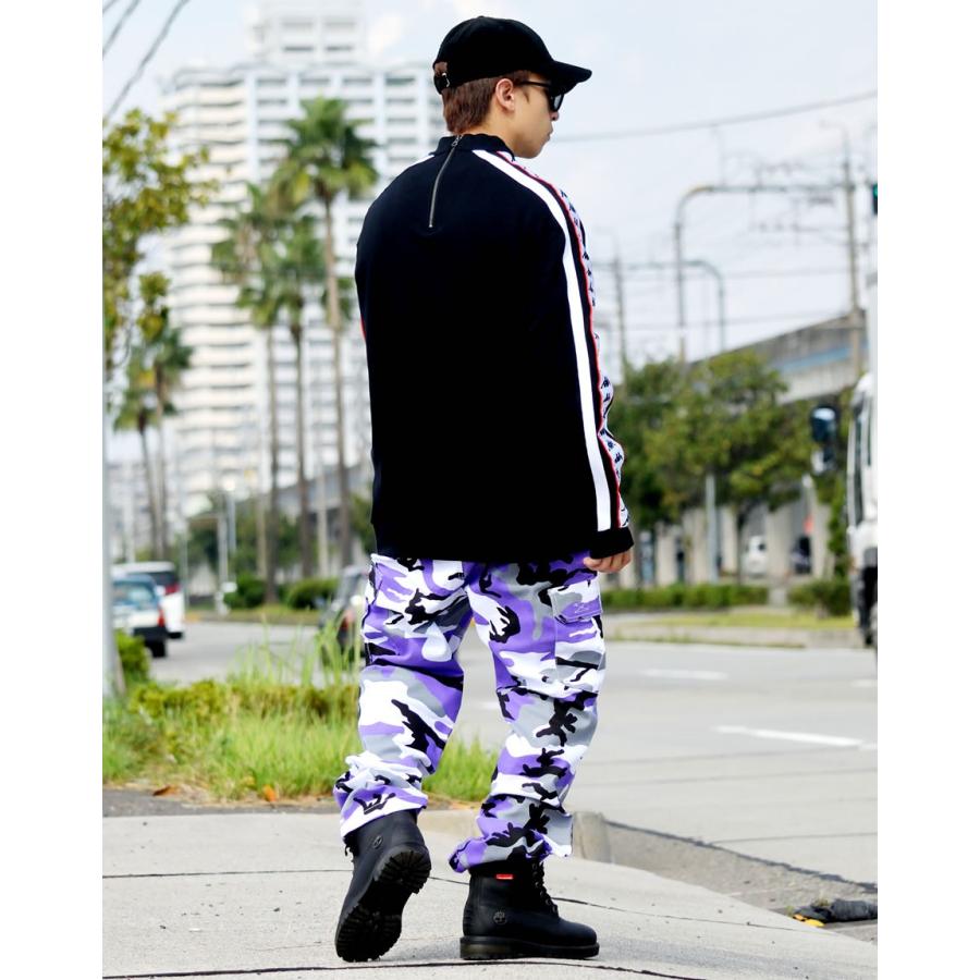 DOPE カーゴパンツ ワイド ミリタリー メンズ 迷彩 カモフラ柄