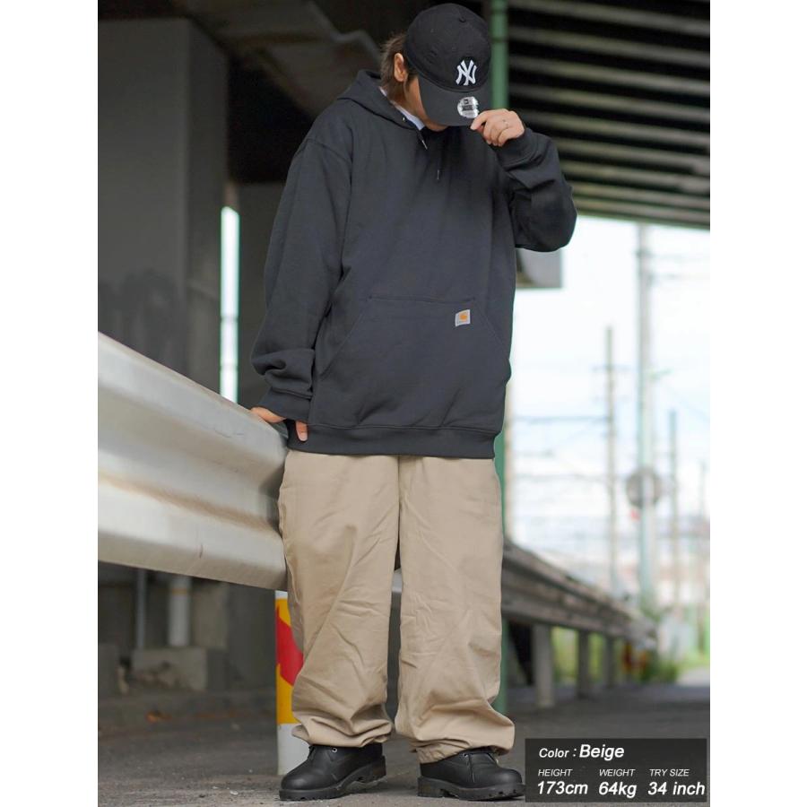 スーパーワイド チノパン ストレッチ バギーパンツ ワイド チノパンツ ワークパンツ メンズ 大きいサイズ ルーズ ゆったり 極太 作業着 おしゃれ ブランド DOP | DOPE | 05