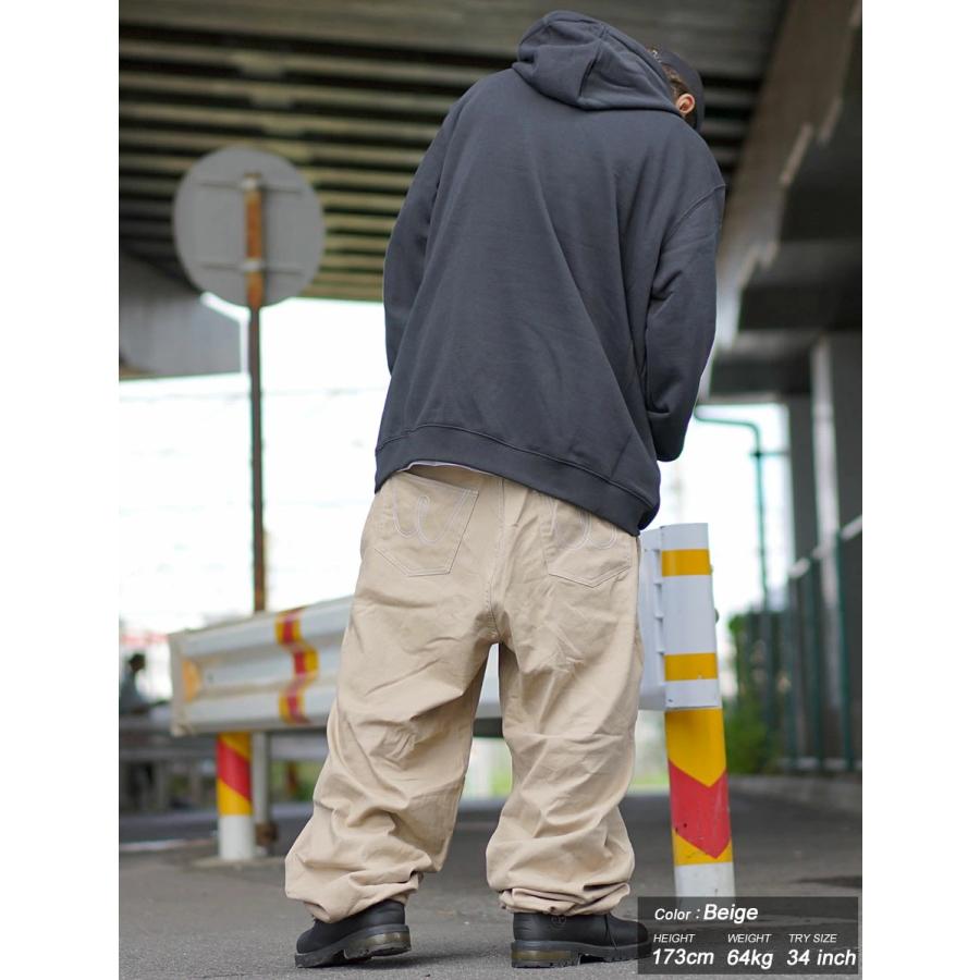 【本日限定値下げ】極美品！iamdork バギーワイドチノパン I AM DORK /アイアムドーク work pants BEIGE