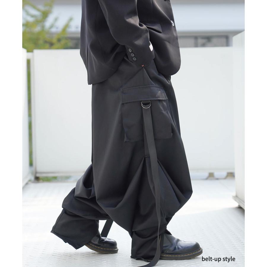 エクストラワイド ニッカーボッカーズ カーゴパンツ 鳶 メンズ 超極太 ワイド ミリタリー ニッカポッカ 大きいサイズ 作業着 モード系 おしゃれ ブランド DOP | DOPE | 06