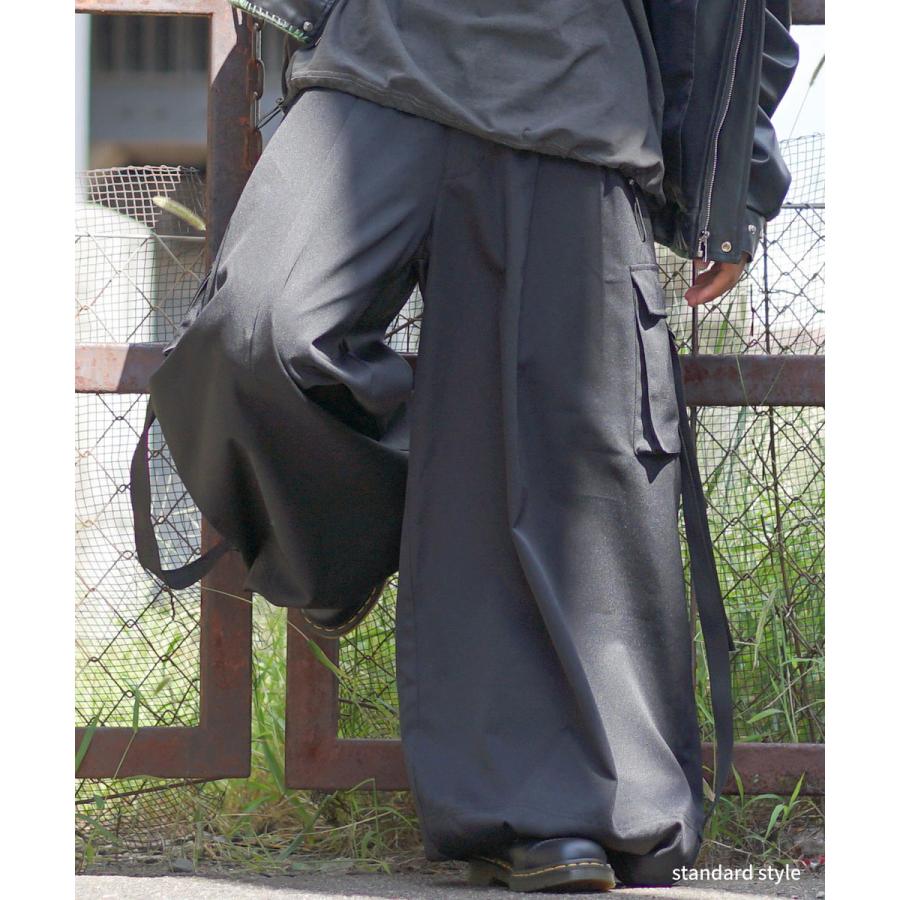 エクストラワイド ニッカーボッカーズ カーゴパンツ 鳶 メンズ 超極太 ワイド ミリタリー ニッカポッカ 大きいサイズ 作業着 モード系 おしゃれ ブランド DOP | DOPE | 09