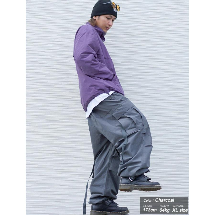 DOPE スーパーワイド パラシュート カーゴパンツ ワイド