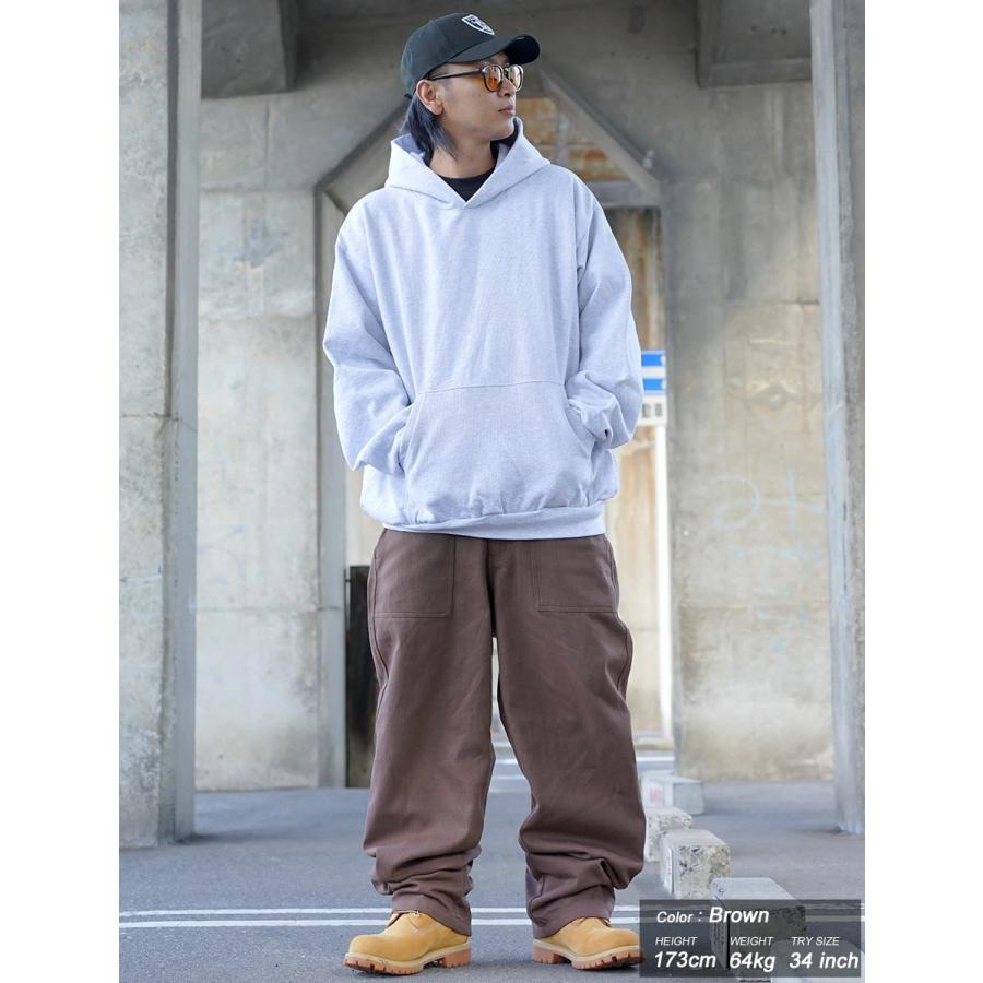 ベイカーパンツ ワイド ミリタリー ワークパンツ メンズ 大きいサイズ