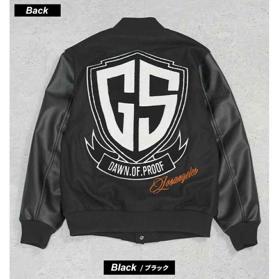 DOPE（ドープ） スタジャン スタジアムジャンパー メンズ メルトン PU