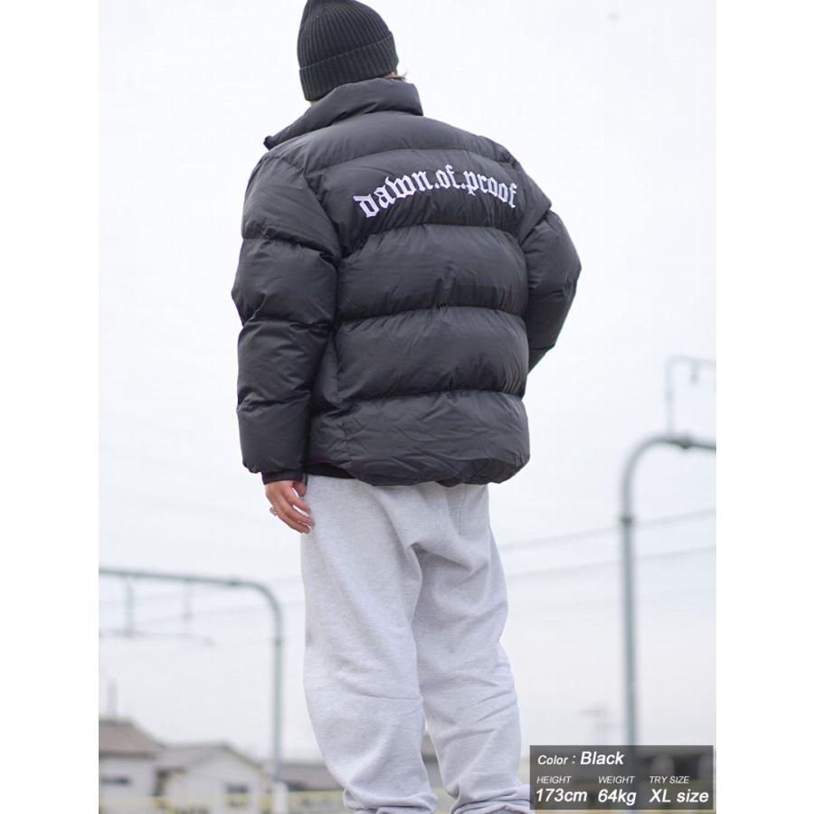 DOPE（ドープ） 中綿 ジャケット メンズ ブランド 黒 暖かい 軽量