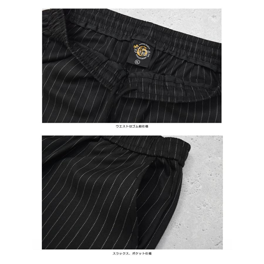 オーバーサイズ セットアップ メンズ カジュアルスーツ ストライプ テーラードジャケット ワイドパンツ 2点セット 大きいサイズ ゆったり ブランド 秋冬 | DOPE | 17