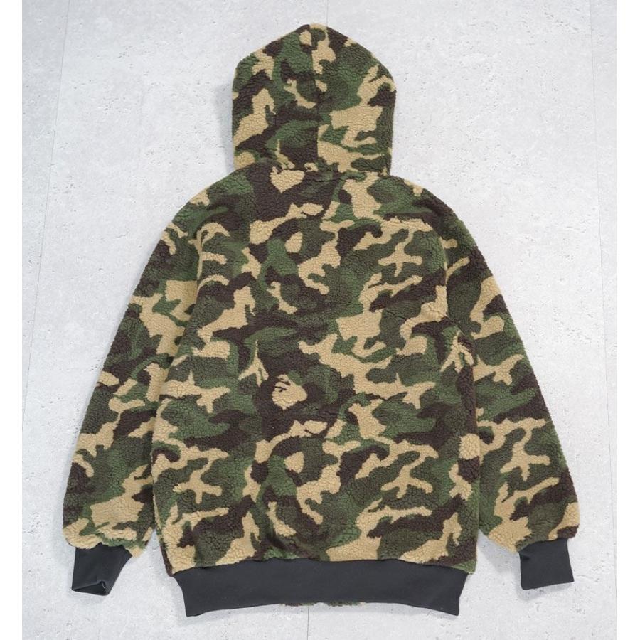 DOPE オーバーサイズ ボアフリース セットアップ メンズ 迷彩