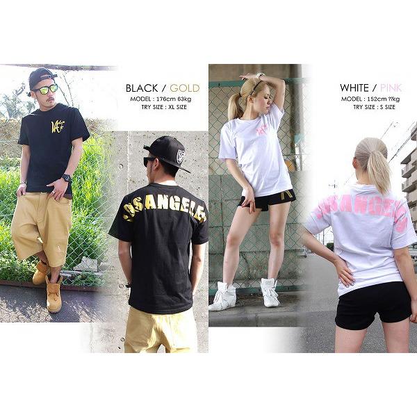 Tシャツ メンズ 半袖 大きいサイズ DOP LAロゴプリント B系 ストリート系 ファッション |  | 04