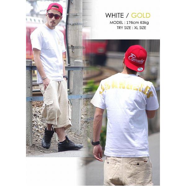 Tシャツ メンズ 半袖 大きいサイズ DOP LAロゴプリント B系 ストリート系 ファッション |  | 05