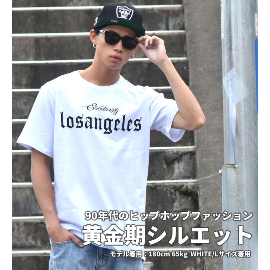 Tシャツ メンズ 半袖 大きいサイズ DOP LOS ANGELES ロゴプリントTシャツ B系 ストリート系 ファッション |  | 03
