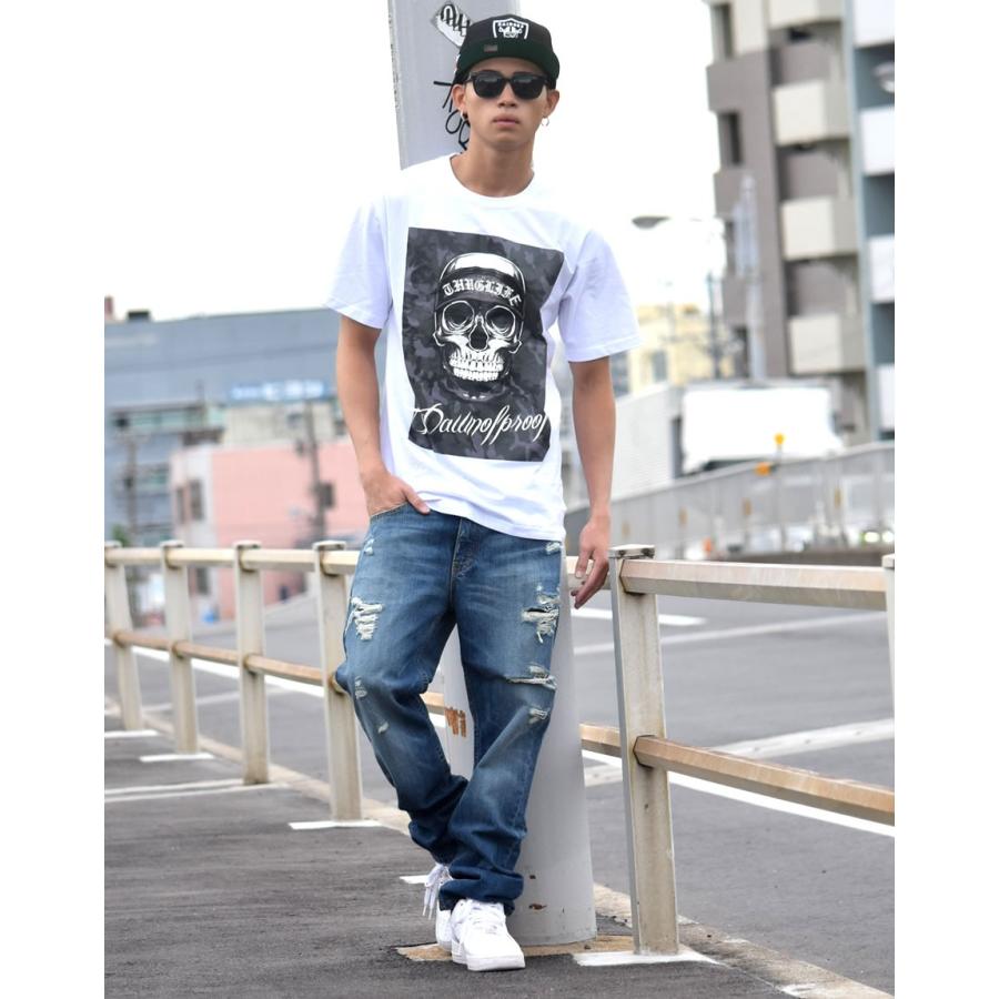 Tシャツ メンズ 半袖 大きいサイズ DOP バンダナスカルプリントTシャツ B系 ストリート系 ファッション |  | 03