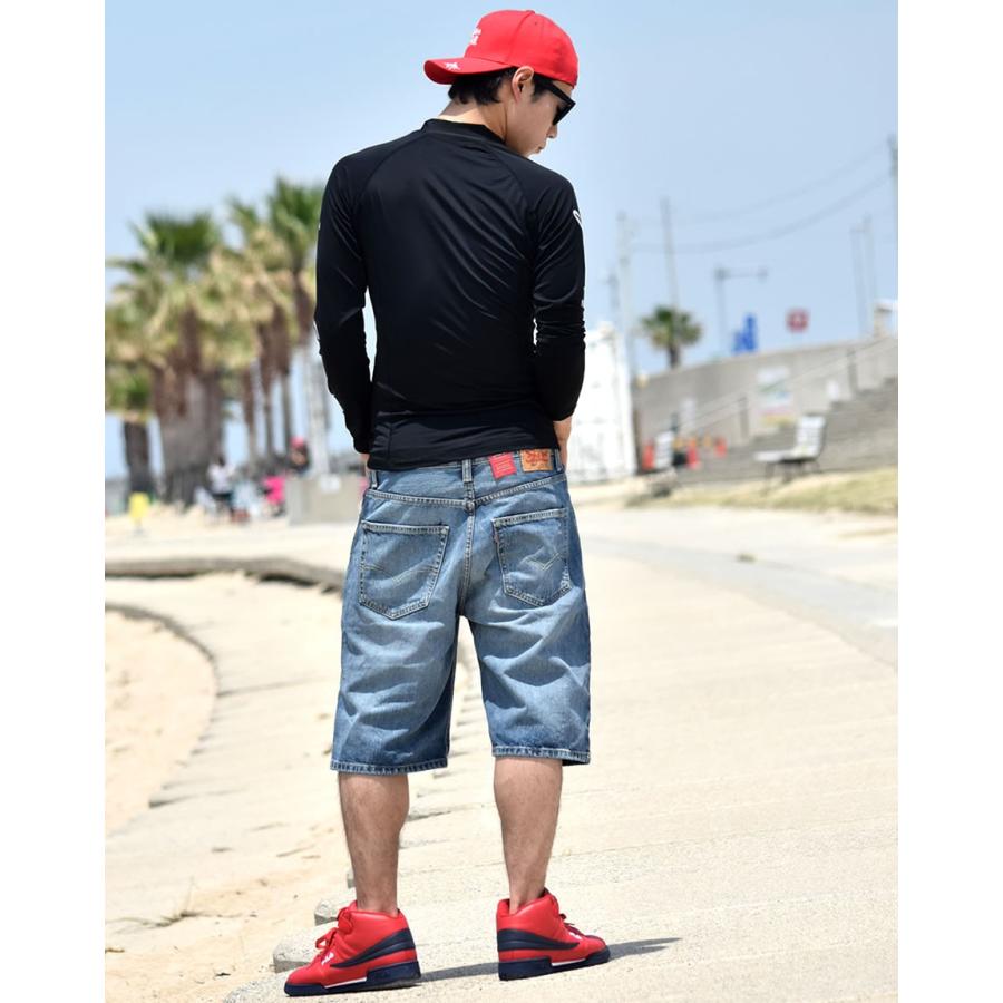 ラッシュガード メンズ 長袖 Tシャツ ロンT カットソー 水着 水陸両用 UVカット 紫外線対策 大きいサイズ DOP 袖プリント モックネック サーフシャツ |  | 07