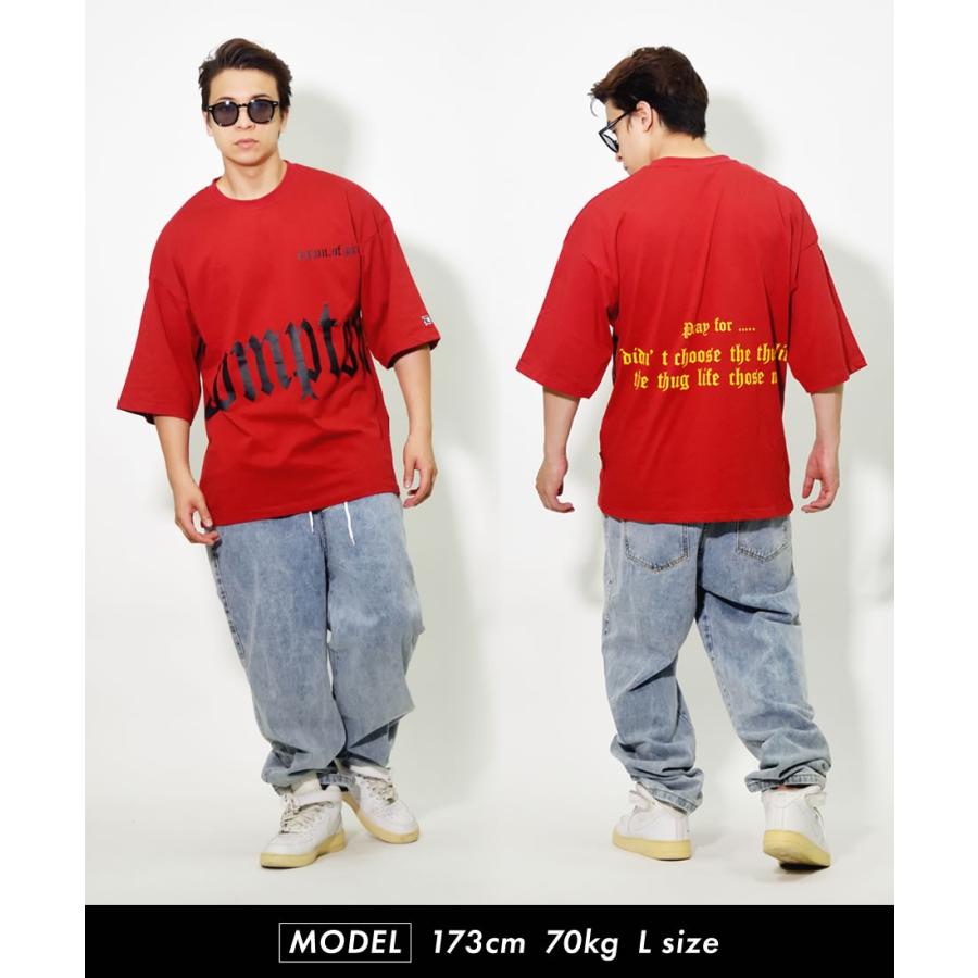 Tシャツ メンズ 半袖 大きいサイズ DOP オーバーサイズプリント ビッグシルエットTシャツ B系 ストリート系 ファッション |  | 10
