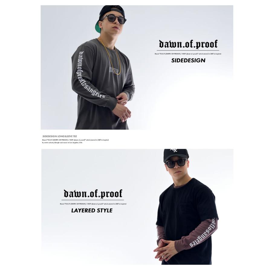 ロンT 長袖Tシャツ メンズ 大きいサイズ アーチロゴ 袖プリント オーバーサイズ DOP B系 ストリート ブランド | DOPE | 12