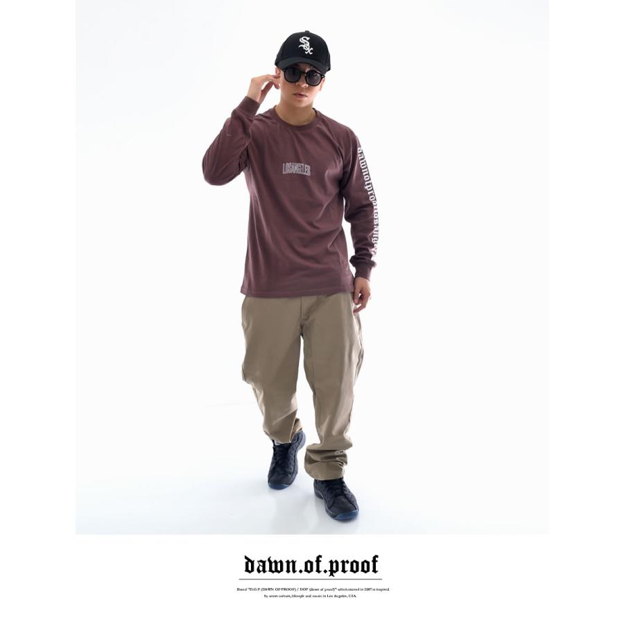 ロンT 長袖Tシャツ メンズ 大きいサイズ アーチロゴ 袖プリント オーバーサイズ DOP B系 ストリート ブランド | DOPE | 05