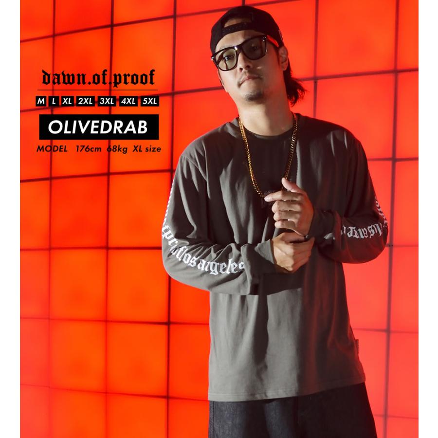 ロンT 長袖Tシャツ メンズ 大きいサイズ アーチロゴ 袖プリント オーバーサイズ DOP B系 ストリート ブランド | DOPE | 08