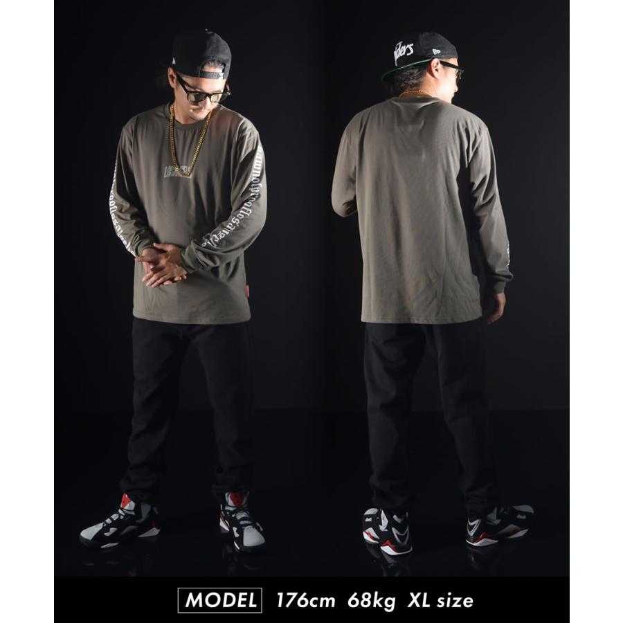 ロンT 長袖Tシャツ メンズ 大きいサイズ アーチロゴ 袖プリント オーバーサイズ DOP B系 ストリート ブランド | DOPE | 11