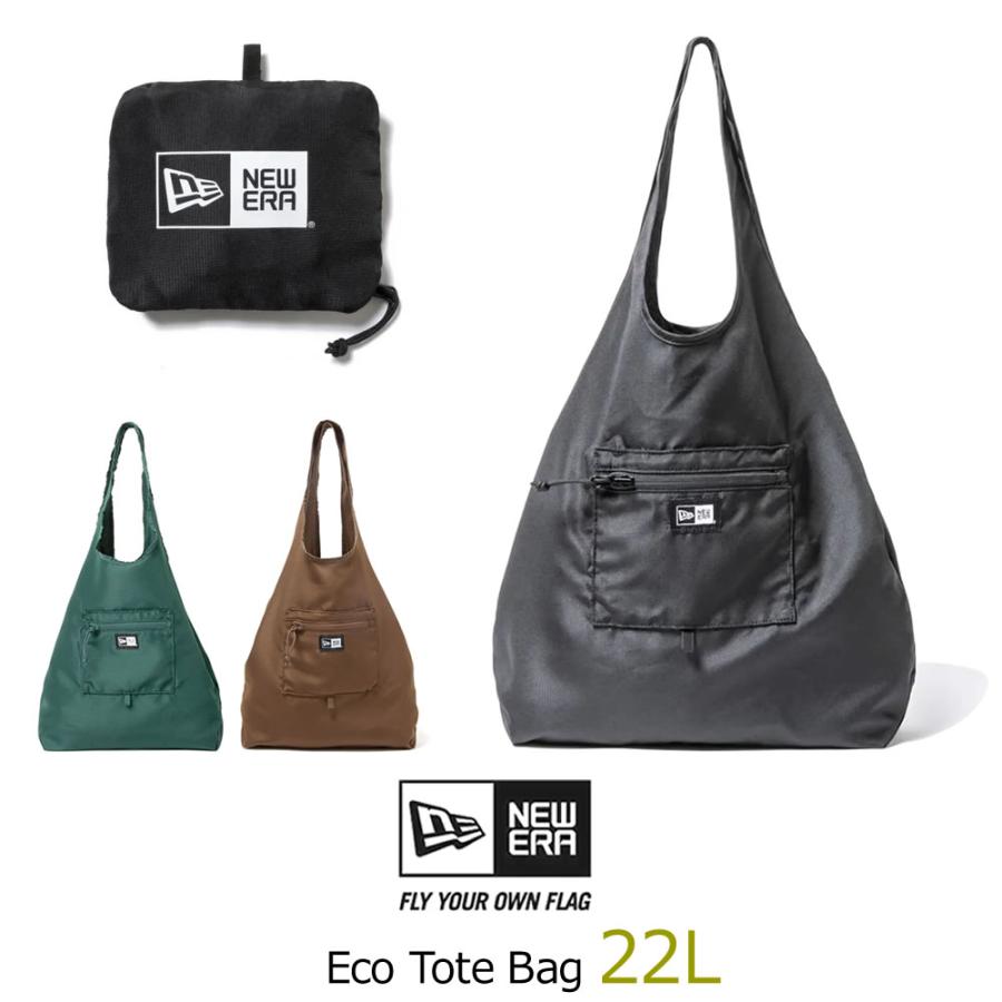 ニューエラ エコバッグ メンズ レディース NEW ERA エコトートバッグ 22L パッカブル 撥水 大容量 折りたたみ 大きめ コンパクト収納 おしゃれ ブランド | NEW ERA
