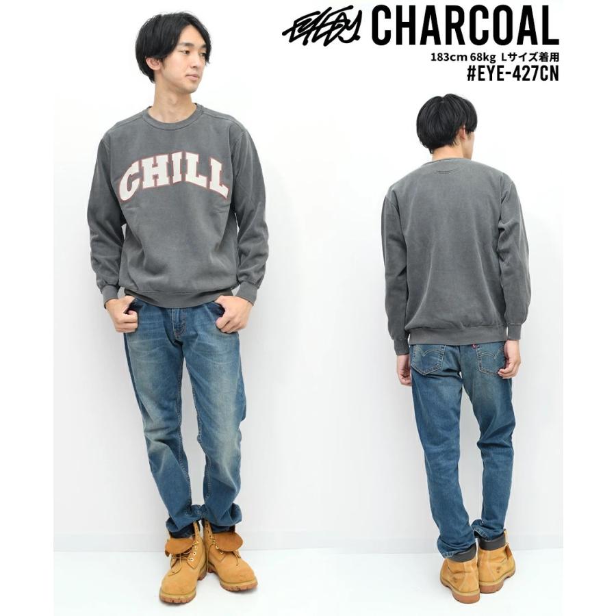 アイディー EYEDY トレーナー メンズ 裏起毛 スウェット オーバーサイズ ブランド USAモデル CHILLビッグシルエットスウェット EYE-427CN 秋冬 新作 |  | 03