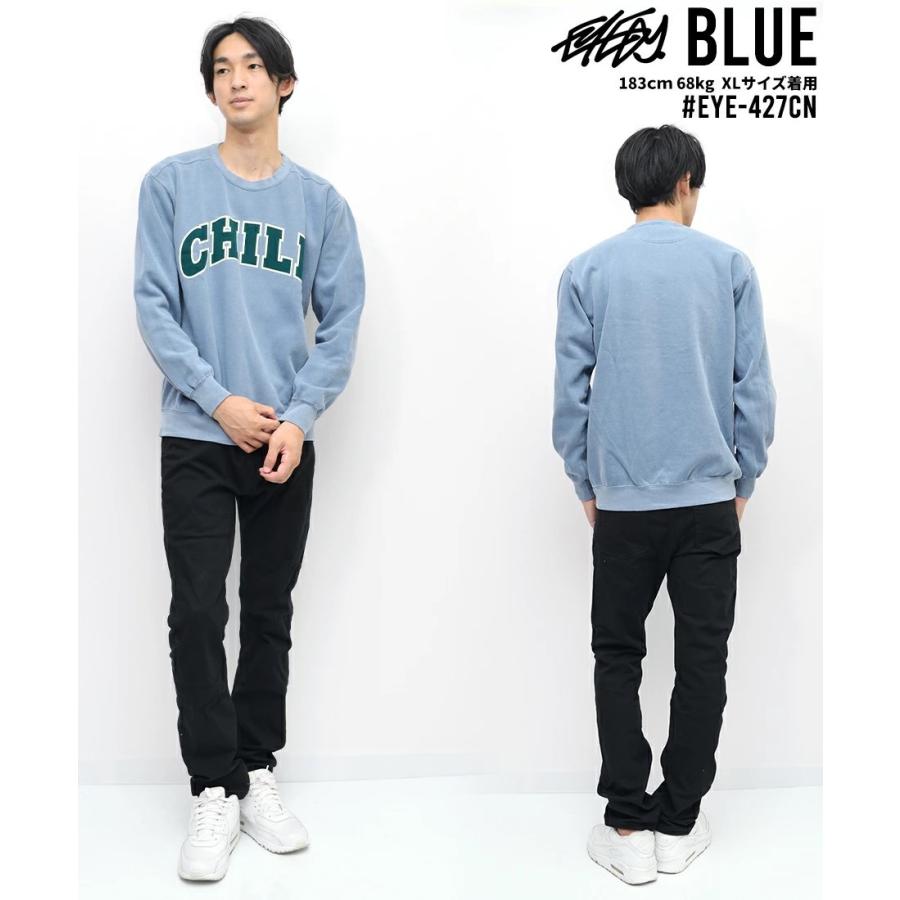 アイディー EYEDY トレーナー メンズ 裏起毛 スウェット オーバーサイズ ブランド USAモデル CHILLビッグシルエットスウェット EYE-427CN 秋冬 新作 |  | 05