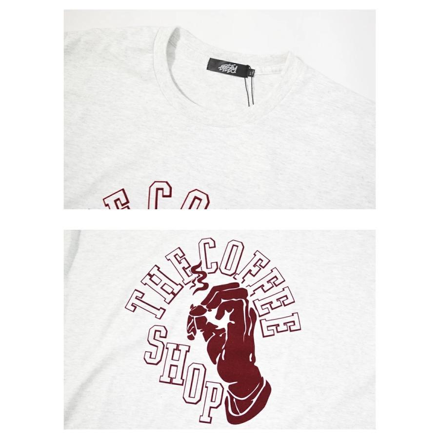 EYEDY アイディー Tシャツ メンズ 半袖 フロッキープリント ストリート系 ブランド EYE-431SS アッシュ |  | 04