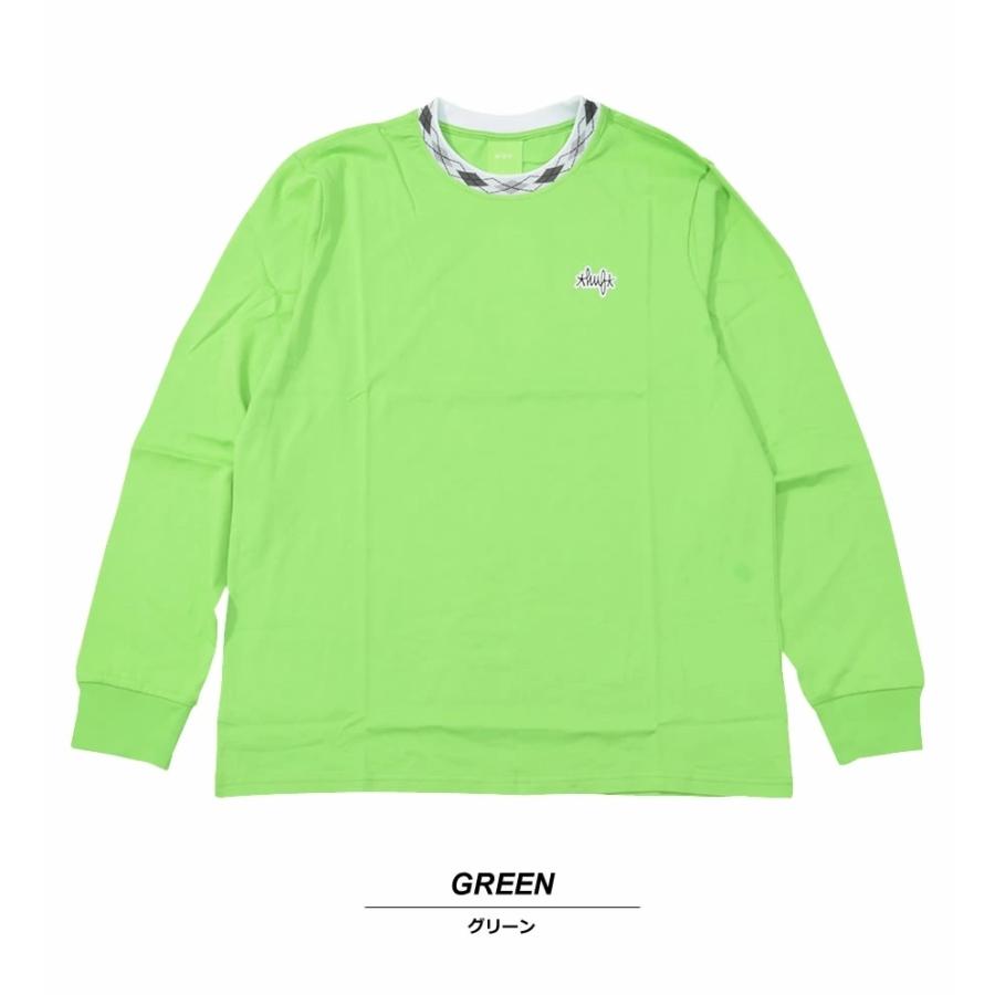 HUF ハフ ロンT 長袖Tシャツ メンズ コットンニット モックネック おしゃれ ブランド JACQUARD NECK LONG SLEEVE KNIT TOP | HUF | 03