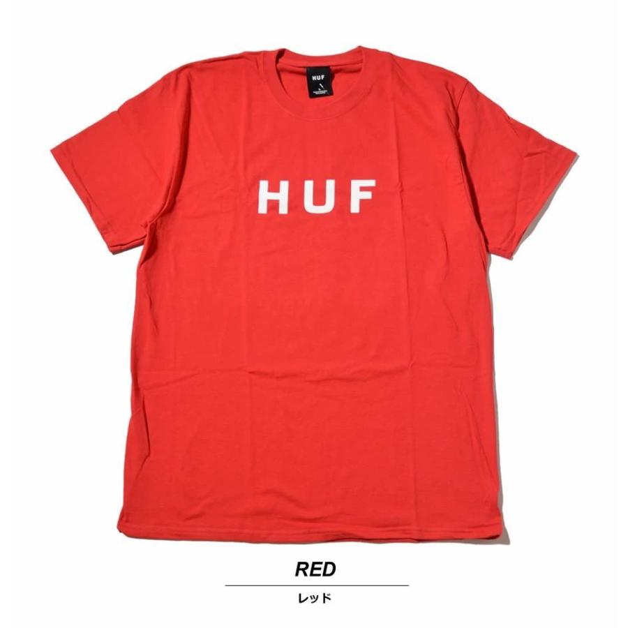 HUF ハフ Tシャツ メンズ レディース 半袖 USAモデル ESSENTIALS OG LOGO S/S TEE レッド TS00508 | HUF | 02