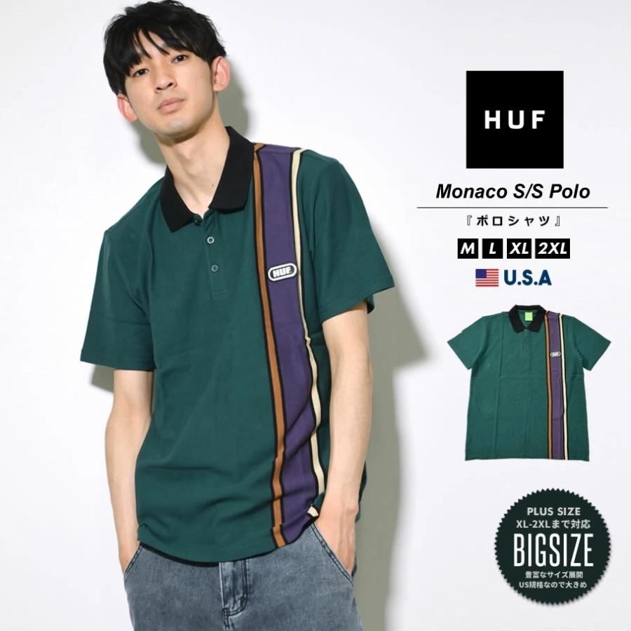 Huf ハフ ポロシャツ メンズ 半袖 コットンピケ おしゃれ ブランド Monaco Polo Fhtt0 Deep B系 ストリートファッション 通販 Yahoo ショッピング