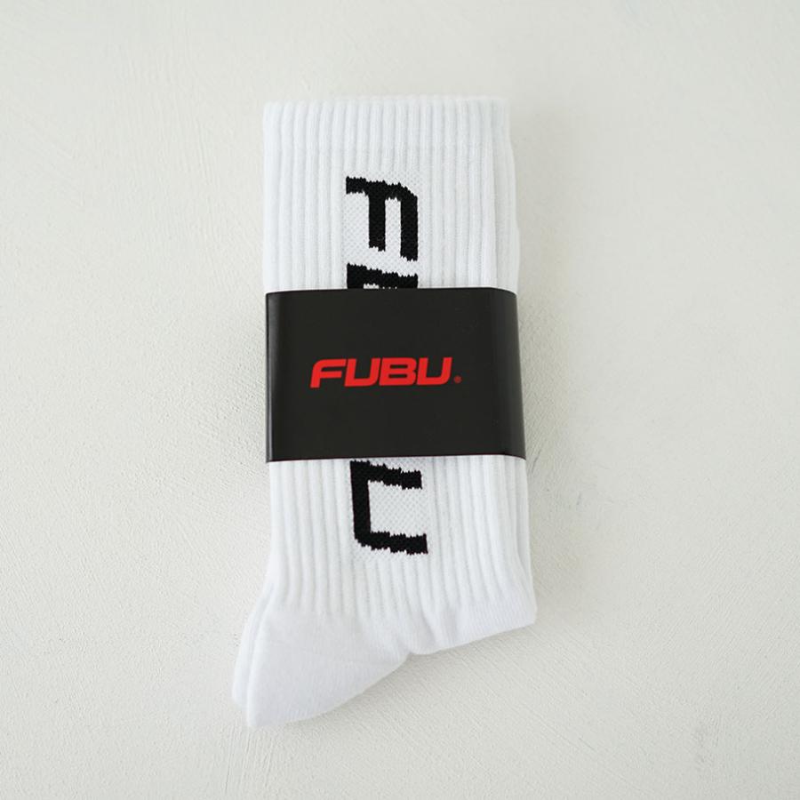 FUBU フブ クルーソックス メンズ ロング ブラック ホワイト FREE B系 ファッション HIPHOP ヒップホップ Y2K FAM-42903 | FUBU | 02