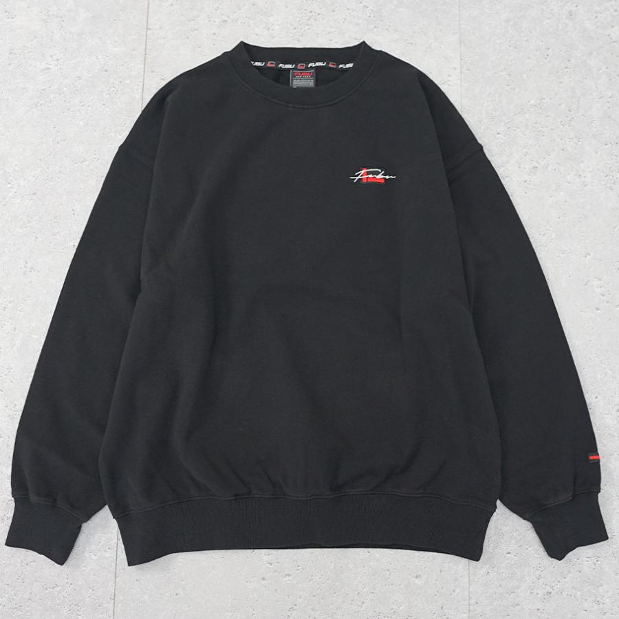 FUBU フブ トレーナー メンズ 裏毛 スウェット ピグメント ワッペン ブラック M L XL 2XL 大きいサイズ B系 ファッション HIPHOP ヒップホップ FAM-42701 | FUBU | 04