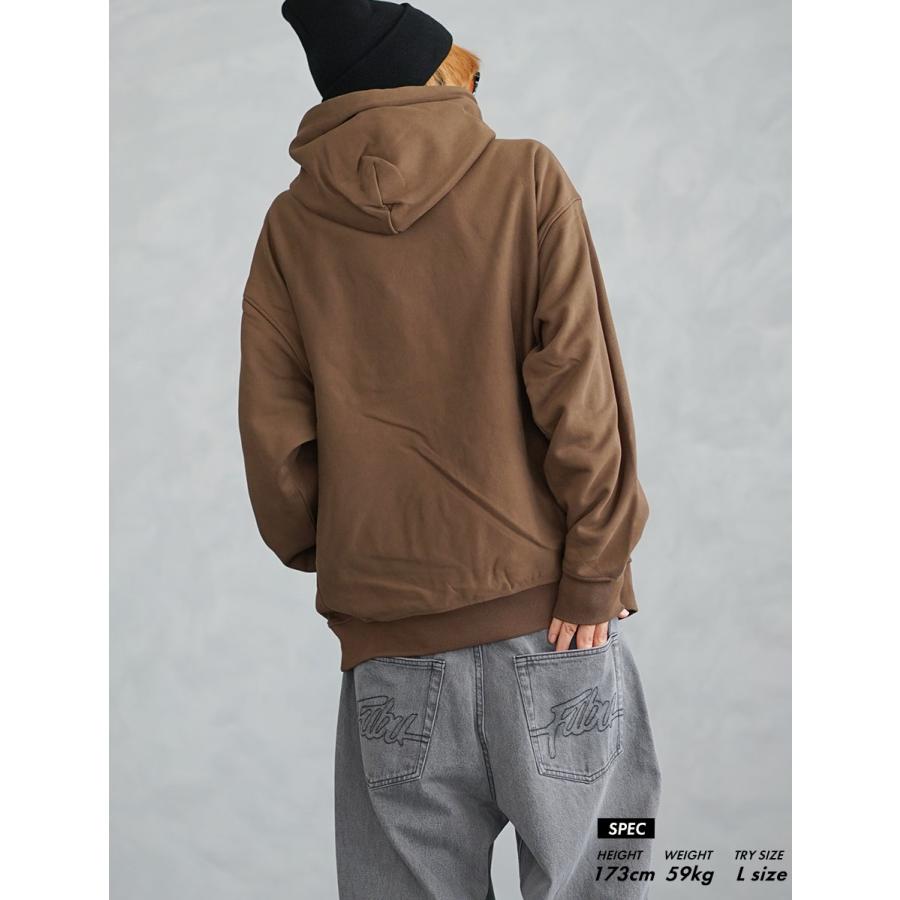 FUBU フブ パーカー プルオーバー メンズ 裏毛 スウェット 相良刺繍 ワッペン WAPPEN SWEAT ブラウン M L XL 2XL FAM-42704 | FUBU | 02