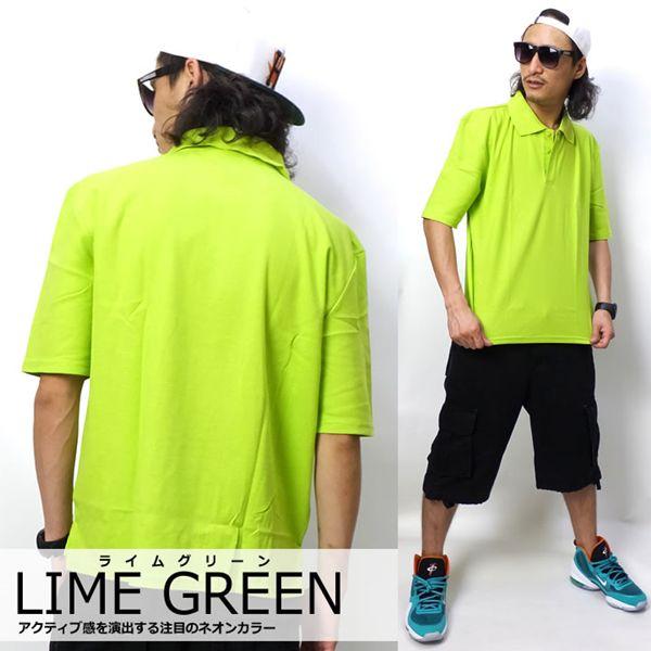 無地鹿の子ポロシャツ メンズ 半袖 大きいサイズ |  | 04