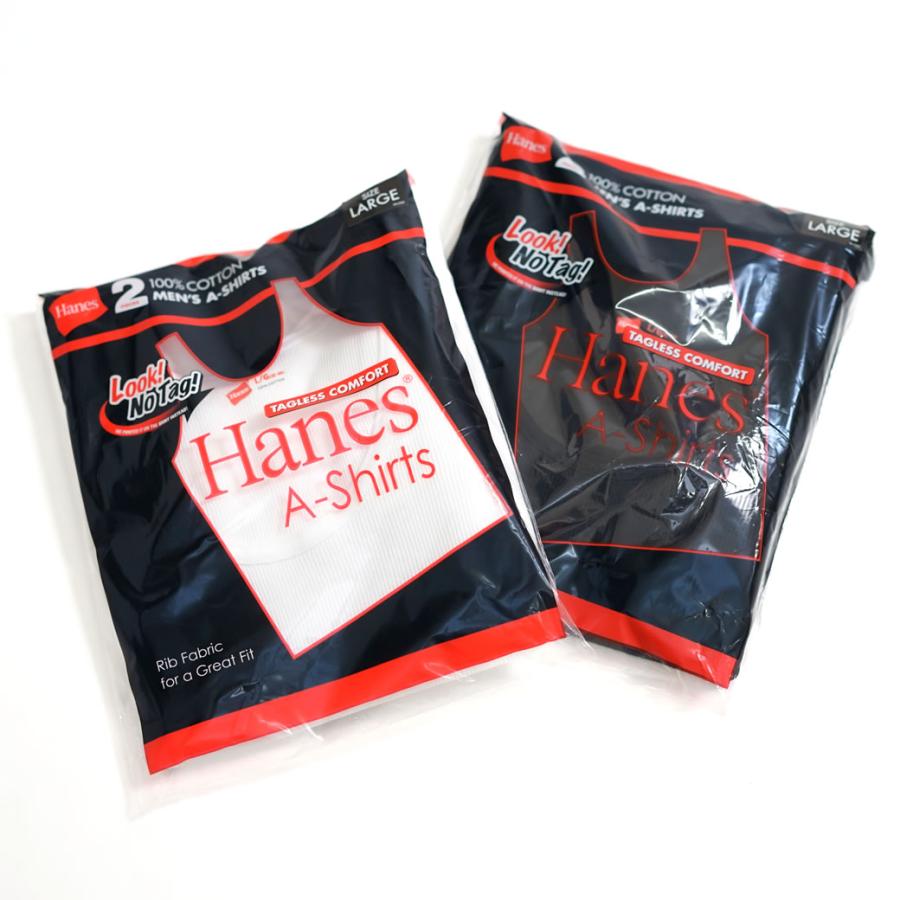 Hanes（ヘインズ） タンクトップ メンズ 2枚組 2P Pack A-Shirt 2枚