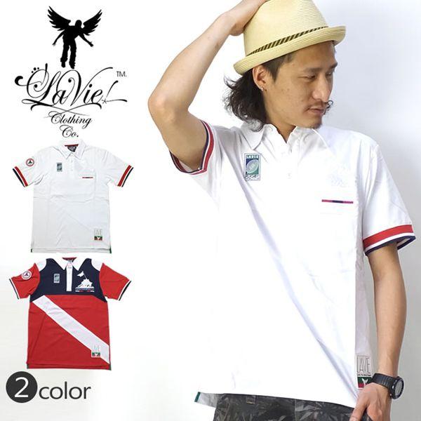 ラヴィクロージング LAVIE CLOTHING ポロシャツ メンズ 半袖 SPLIT POLO LT11-15 | 