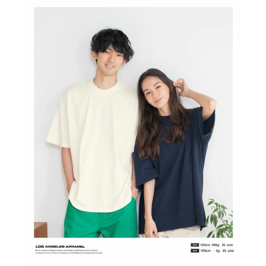 LOS ANGELES APPAREL ロサンゼルスアパレル Tシャツ 6.5オンス ガーメントダイ クルーネック 無地 ロスアパ おしゃれ ブランド メンズ レディース | LOS ANGELES APPAREL | 16