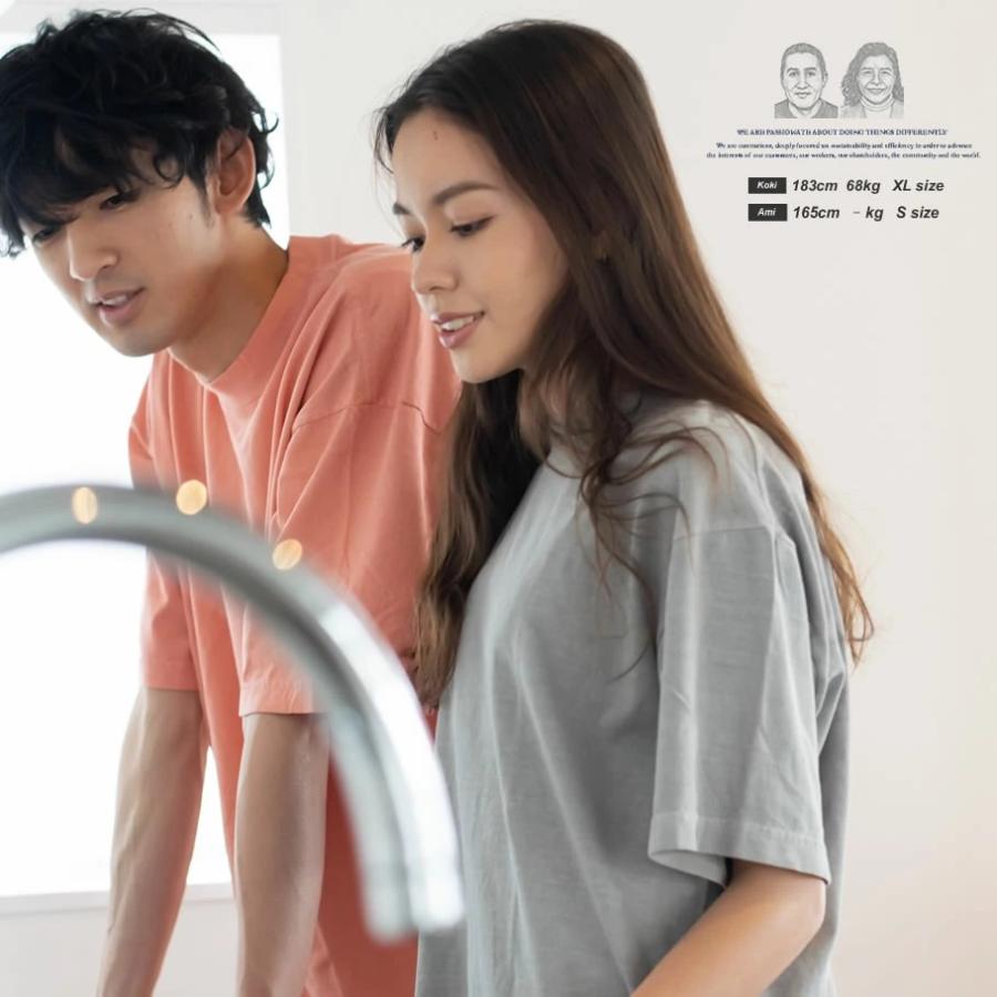 LOS ANGELES APPAREL ロサンゼルスアパレル Tシャツ 6.5オンス ガーメントダイ クルーネック 無地 ロスアパ おしゃれ ブランド メンズ レディース | LOS ANGELES APPAREL | 18