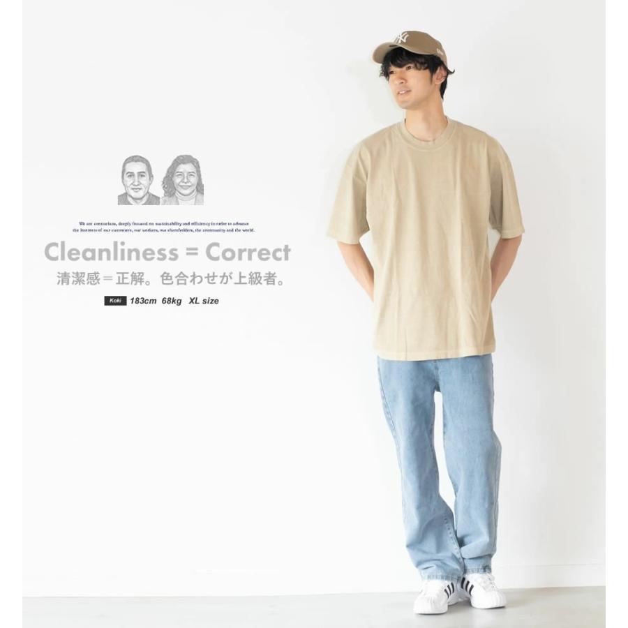 LOS ANGELES APPAREL ロサンゼルスアパレル Tシャツ 6.5オンス ピグメントダイ クルーネック 無地 ロスアパ おしゃれ ブランド メンズ レディース | LOS ANGELES APPAREL | 14