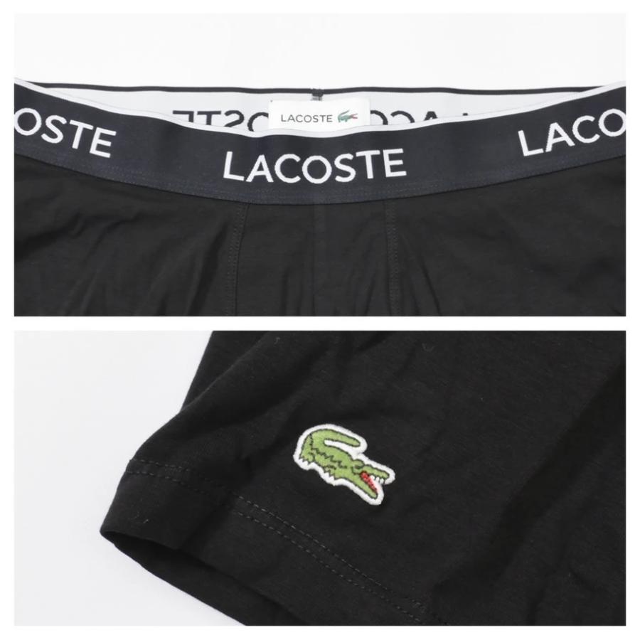 LACOSTE ラコステ ボクサーパンツ 3枚組セット 前閉じ メンズ 下着 ボクサーブリーフ ブランド TRUNK PACK 3PK USA企画 | LACOSTE | 05