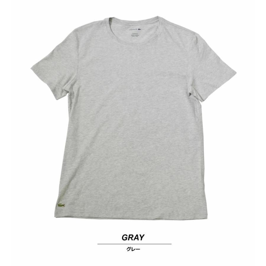 LACOSTE ラコステ Tシャツ インナー アンダーウェア メンズ レディース 半袖 薄手 Vネック スリムフィット ロゴ ワンポイント Plain T-Shirts USA企画 | LACOSTE | 03